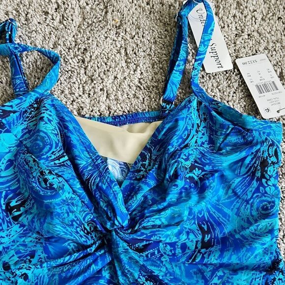NWT Miraclesuit Swim Tankini Top 8 - Picture 4 of 7